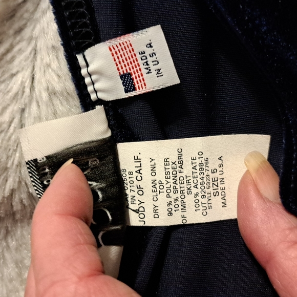 NWT VNTG velvet top made in the USA 🇺🇸 - Picture 5 of 9